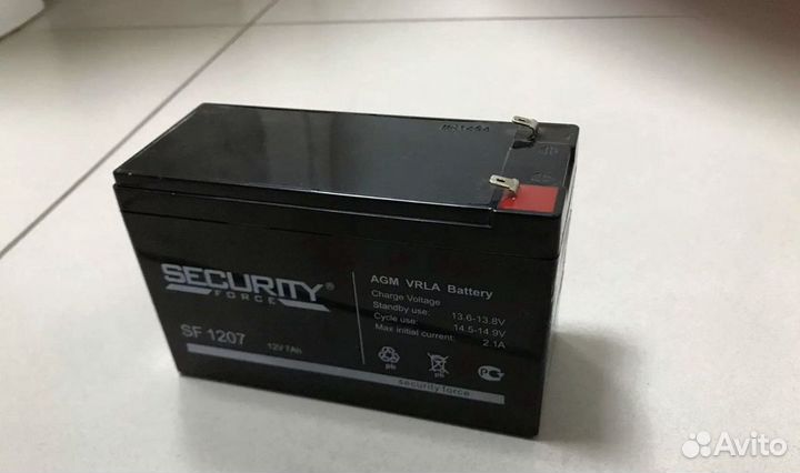 Аккумулятор Security Force -1207 (12V7A)