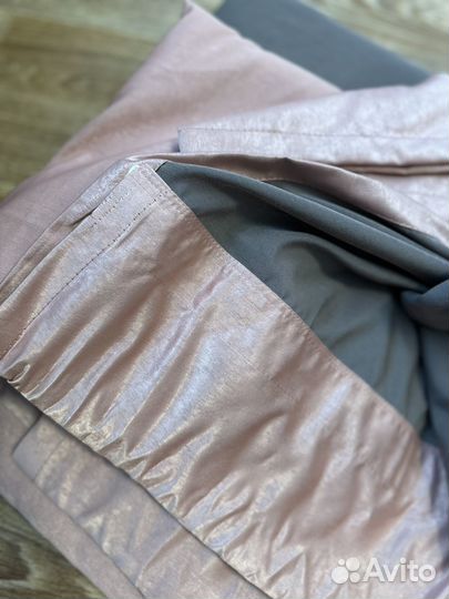 Шторы IKEA блэкаут розовые