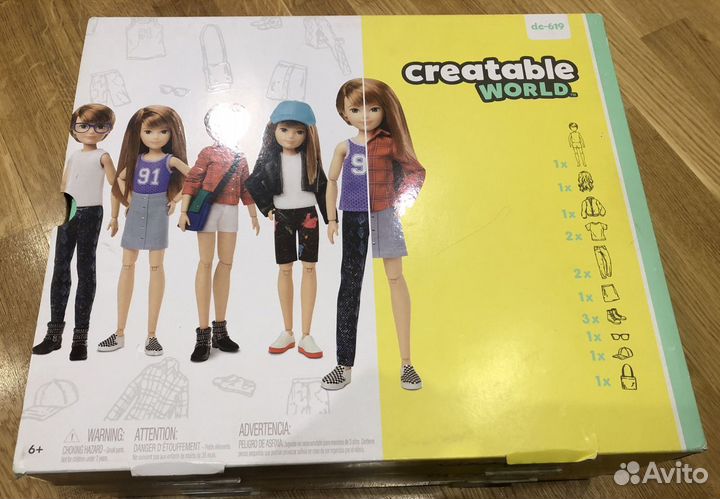 Creatable World коробки, шипперы
