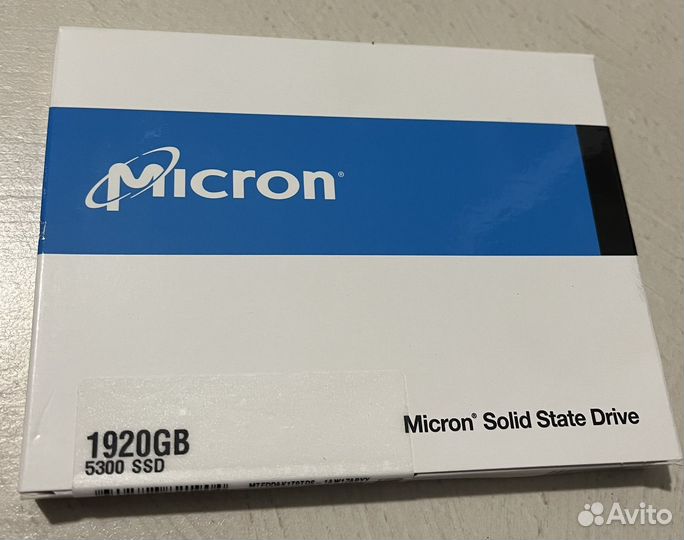 Ssd micron 1920 GB 1,92 TB новый