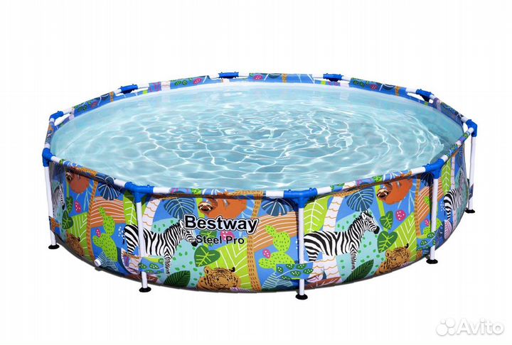 Каркасный бассейн Steel Pro 305х66см + набор