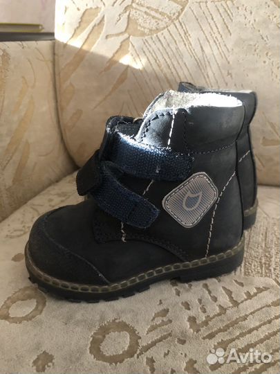 Ботинки демисезонные для девочки 21 размер