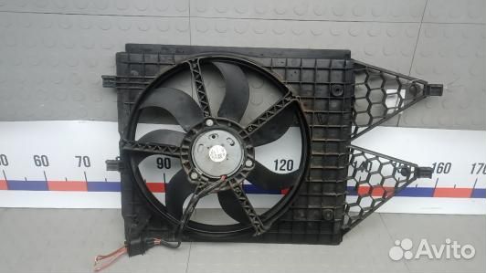 Вентилятор радиатора skoda fabia 3, Номер 6R0959455E, 6R0121207Q (8OK27KE01)