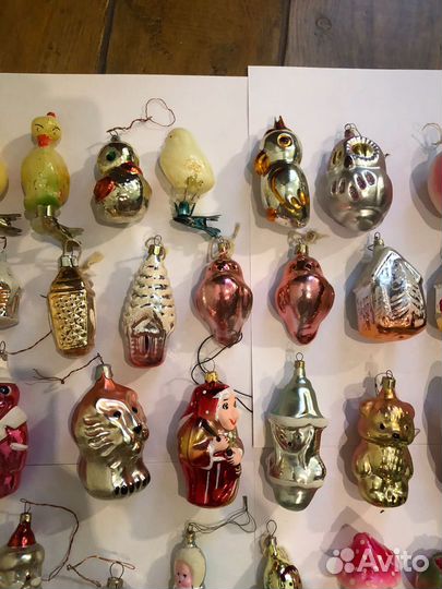 Елочные игрушки СССР