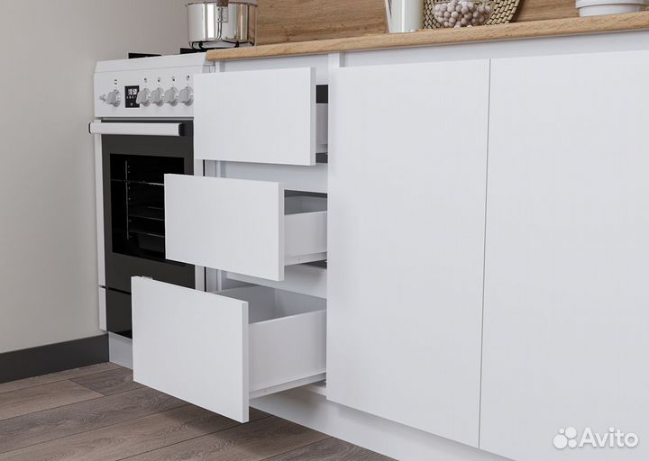 Кухня Мори 2.0 Белый