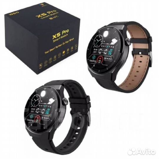 SMART Watch X5 Pro + NFC черные,Умные смарт часы h