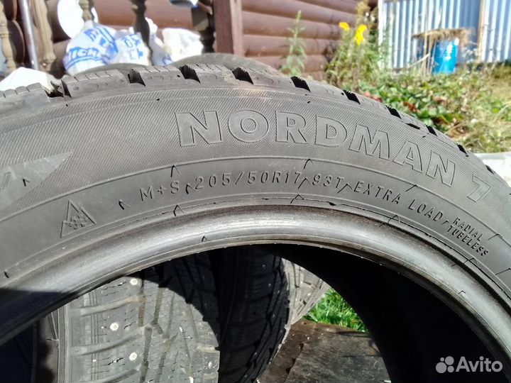 Зимняя резина Nokian Tyres Nordman 7 205/50 R17 93