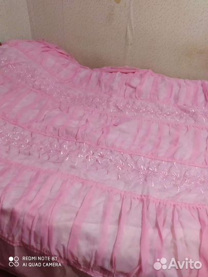 Розовый комплект (одеяло-покрывало,наволочки(2шт)