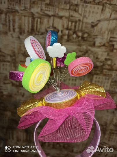 Изготовление новогодних ободков для детей