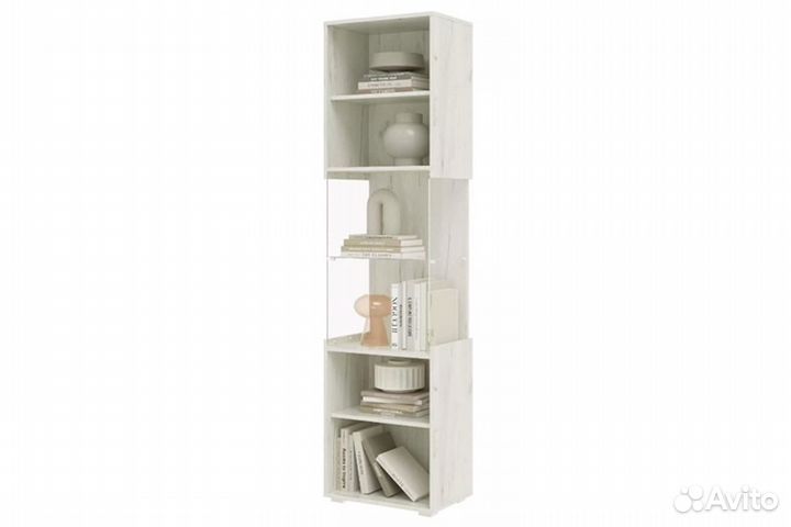 Алтея Пенал стекло Дуб крафт белый