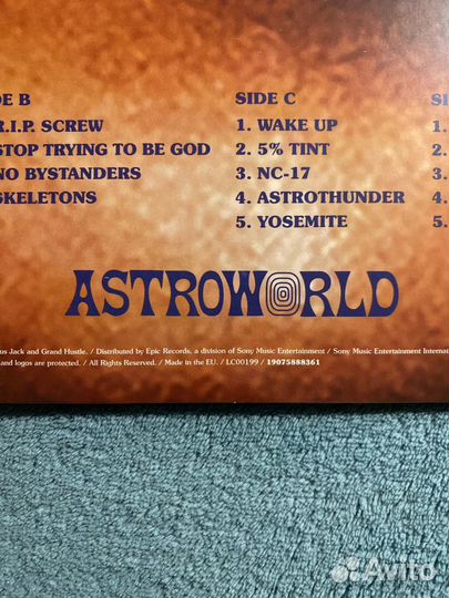 Travis Scott - Astroworld (2 LP) Винил, Vinyl