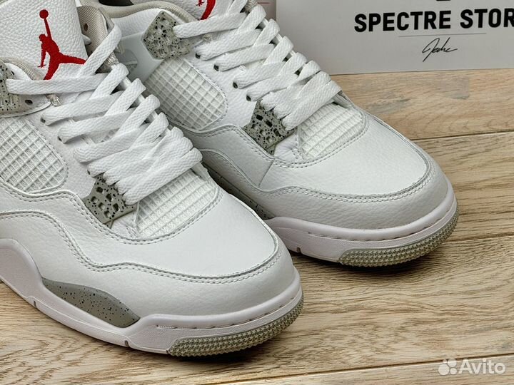 Кроссовки Nike Air Jordan 4 Retro White Oreo