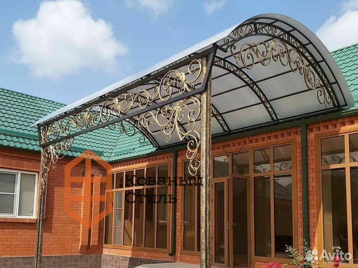 Кованые козырьки