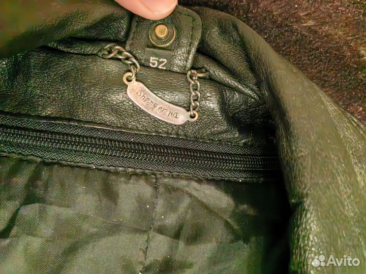 Кожаная куртка мужская