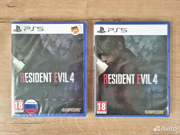 Resident evil 4 remake ps5 диск