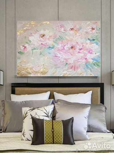Картина пионы 