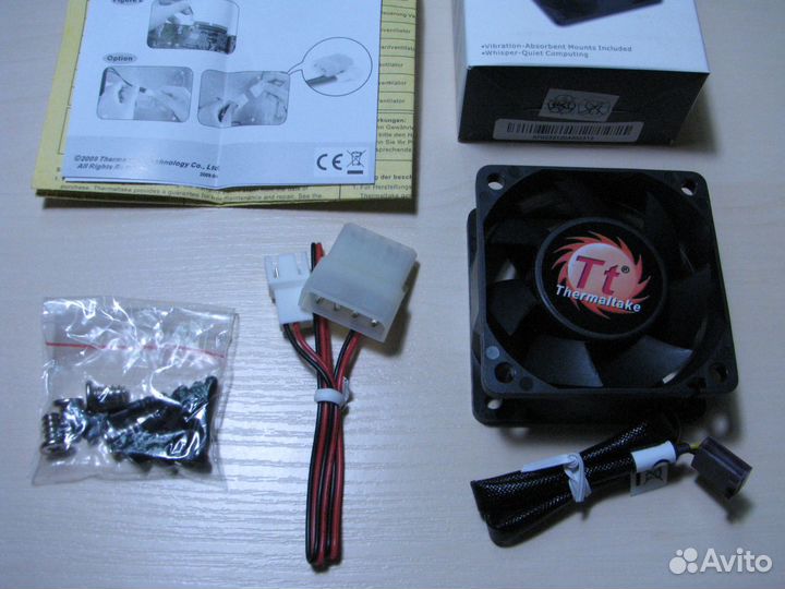 Thermaltake Standart Fan 60x60x25mm 2800RPM (3шт)