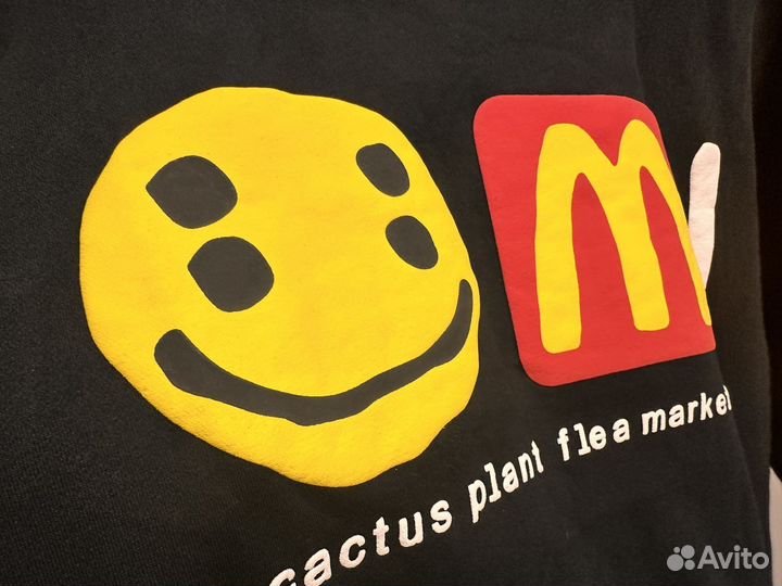 Худи Cactus Jack McDonalds Черное