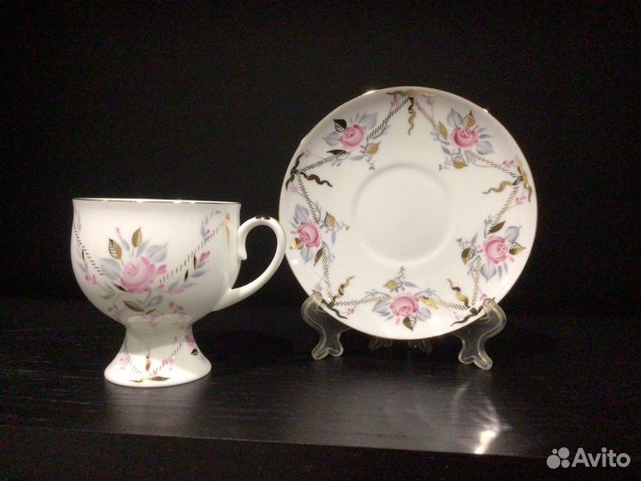 Костяной фарфор лфз кофейная пара