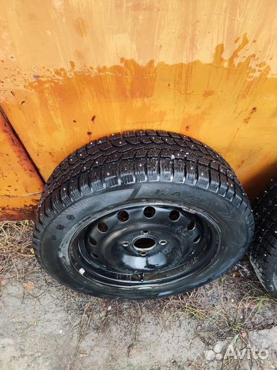 Колеса r14 зимние 4/100 renault logan/sandero
