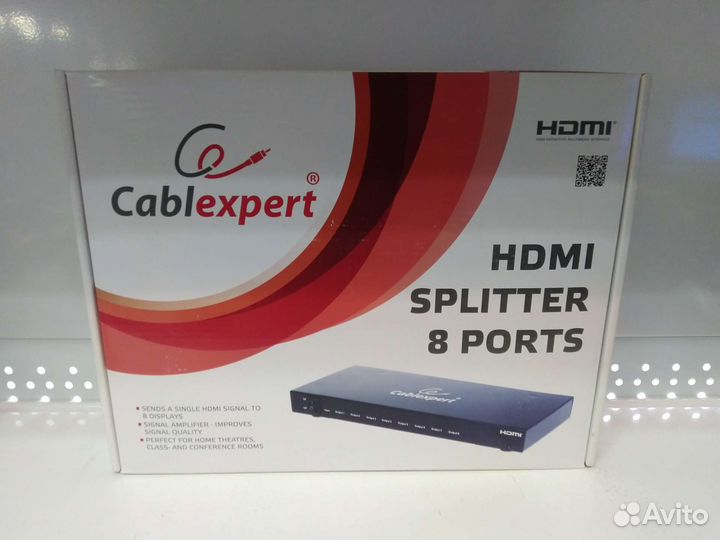 Разветвитель (сплиттер) hdmi 8 портов