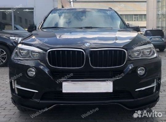 Сплиттер передний BMW X5 F15 без М пакета