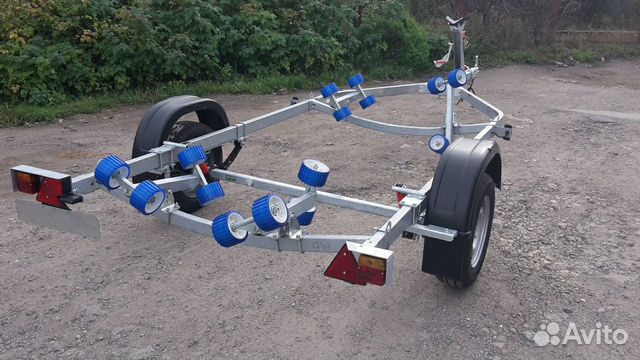 Лодочный роликовый прицеп мзса 1Е.103.550 см Е