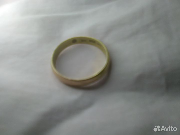 Золотое обручальное кольцо СССР,583