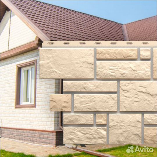 Фасадная панель Docke Burg 1070x470мм