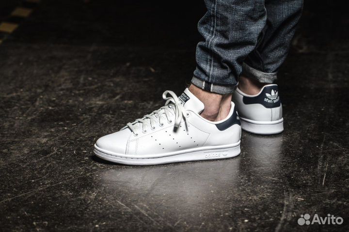 Кроссовки adidas stan smith white black