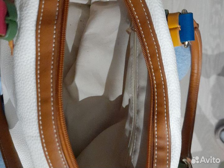 Сумка женская натуральная кожа бу