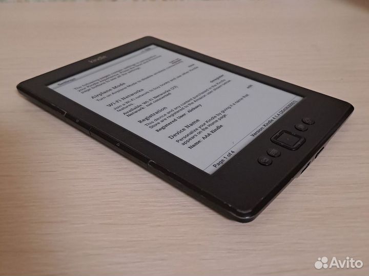 Электронная книга amazon kindle 4 модель D01100