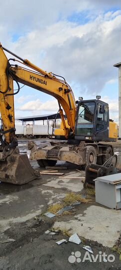 Колёсный экскаватор Hyundai R170W-7, 2008