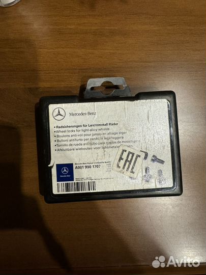 Секретные (секретки) болты mercedes A0019901707