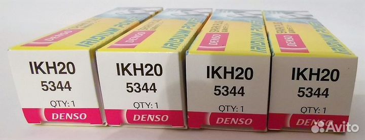 Denso IKH20 5344 iridium 4шт. Оригинал из США