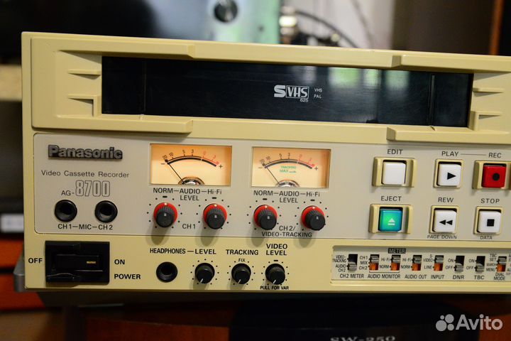 Видеомагнитофон panasonic AG 8700 s-vhs