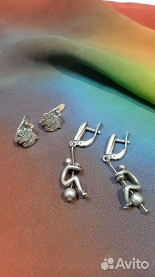 Дизайнерские серьги