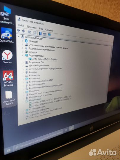 Ноутбук HP новый, GTA 5