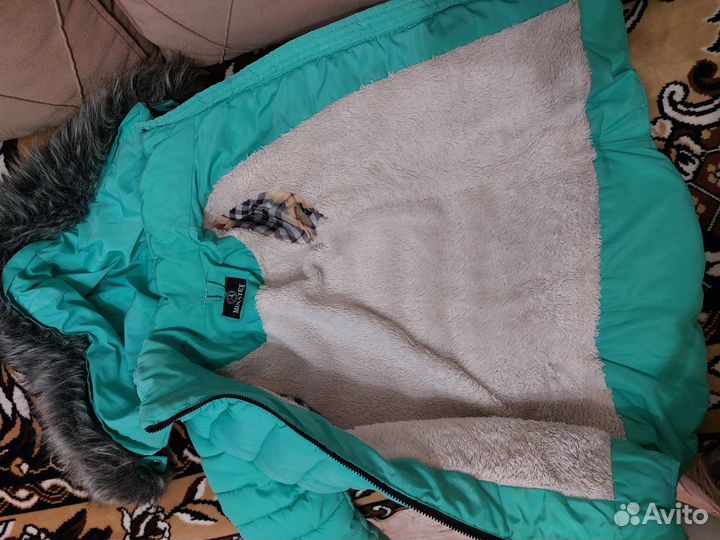 Куртка пуховик для девочки 5-6 лет