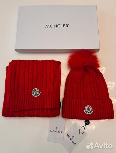 Комплект шапка и шарф Moncler