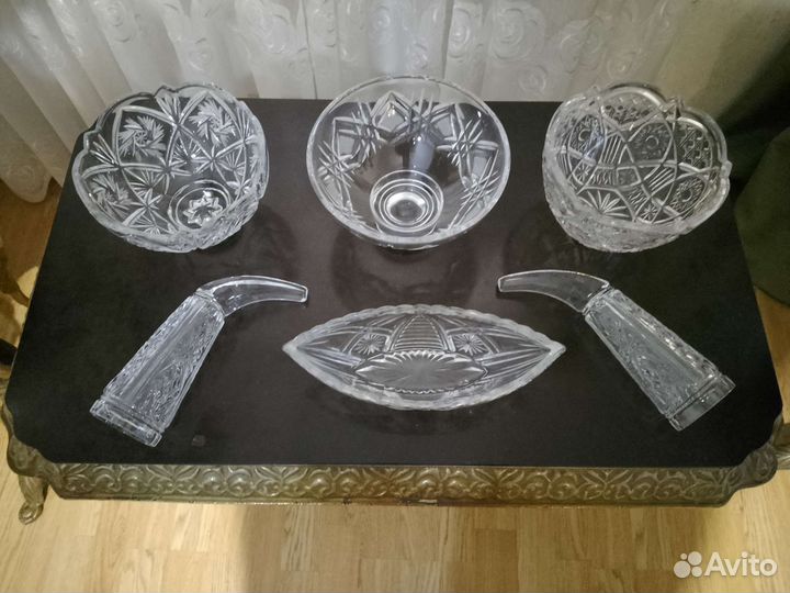 Ваза хрустальная