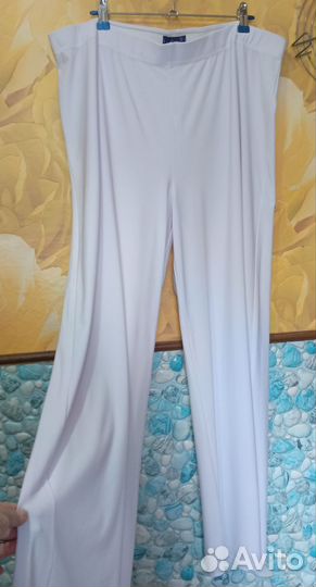 Брюки женские белые, васильковые и красные