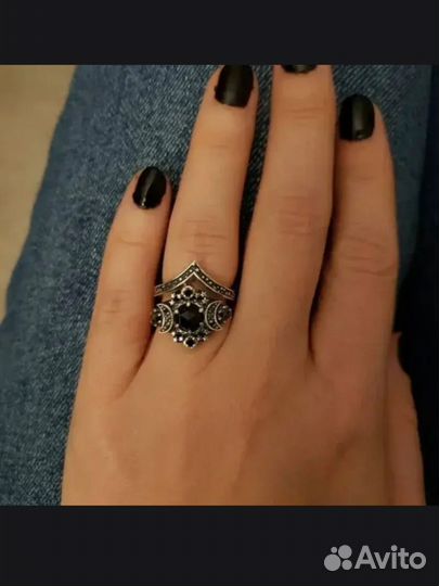 Кольцо, размер 19