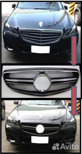 Решетка AMG 6.3 для Mercedes E-Class c 2014