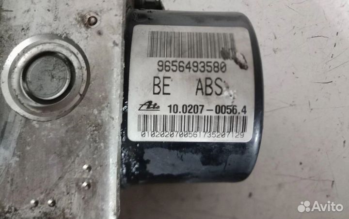 Блок абс 9656493580 Citroen C3 2010 - 2016 года
