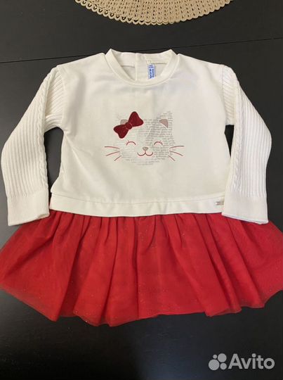Платье для девочки 80 размер