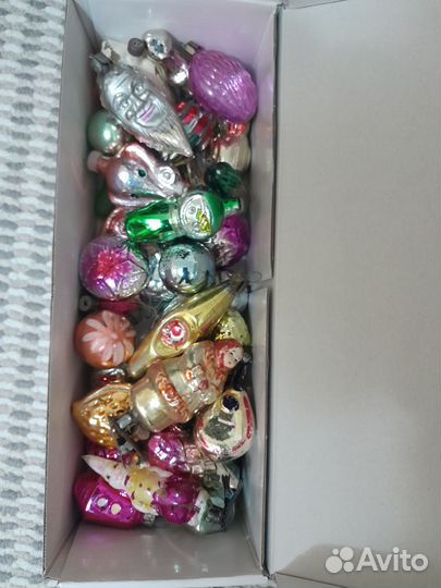 Елочные игрушки СССР одним лотом