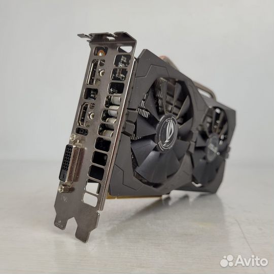 Видеокарта asus radeon RX 560 strix OC 4Гб