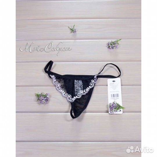 Женские стринги с кружевом новые Польша р-р 46