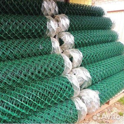 Сетка рабица пвх высота 2м